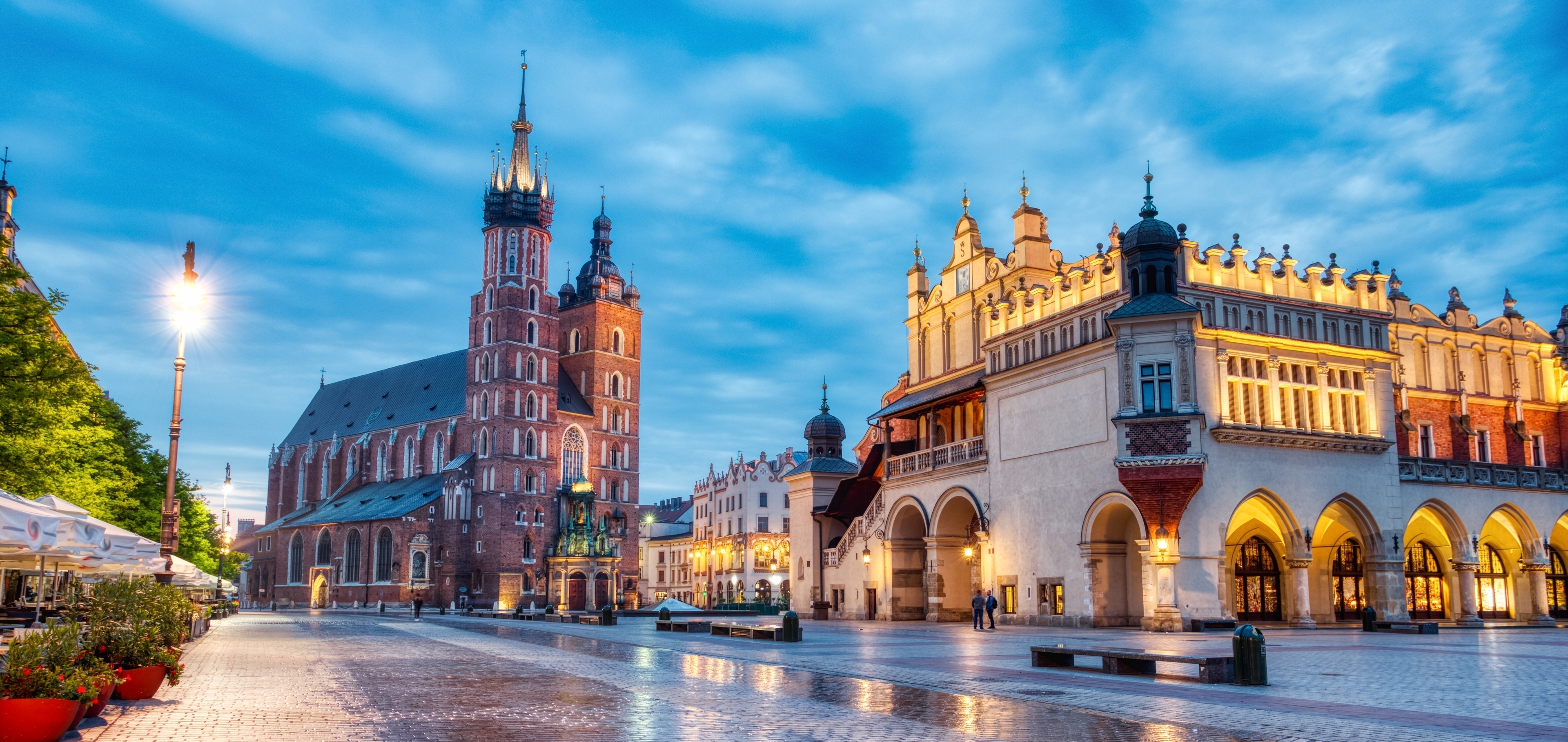 Krakow - widok na Bazylikę Mariacką, Rynek Główny i Sukiennice Tour Operator